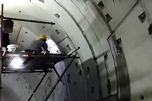 泉州地铁堵漏现场视频